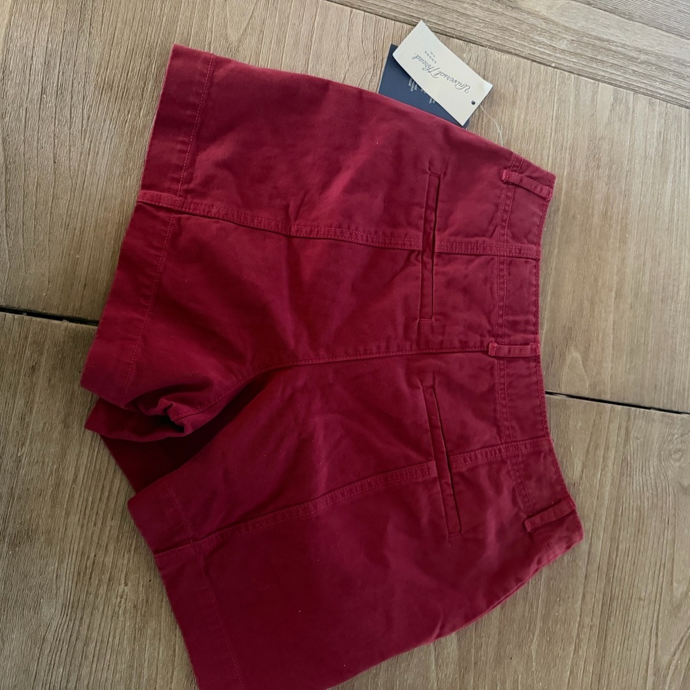 Universal Thread High Waist Burgundy Shorts - Picture 3 of 5